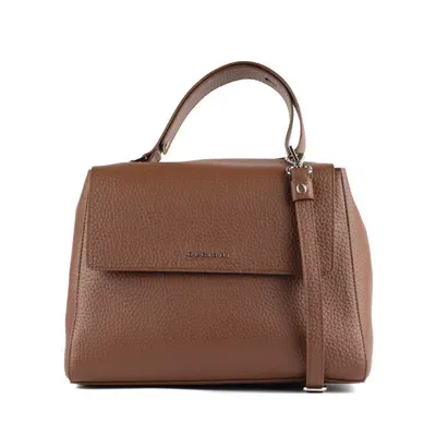 Orciani Sveva Handbag In Brown