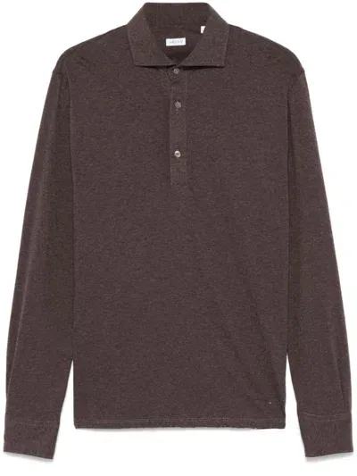 Orian Jersey Polo Shirt In Brown