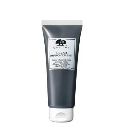 Origins Clear Improvement Active Charcoal Mask To Clear Pores 75ml In White