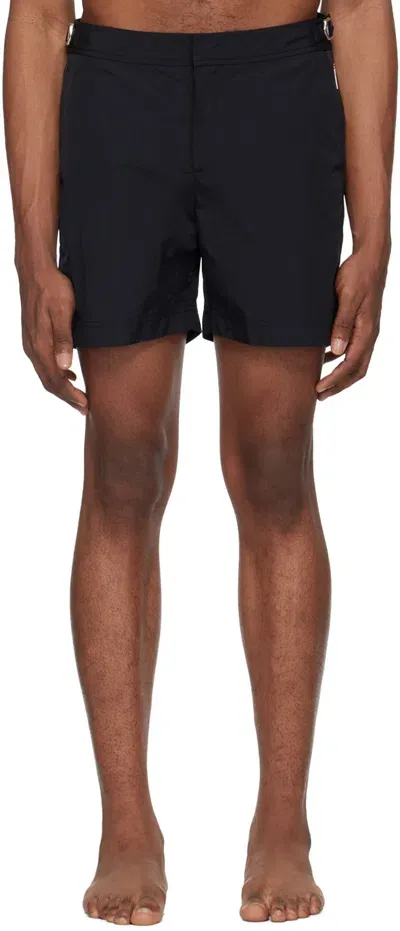 Orlebar Brown Black Bulldog Swim Shorts