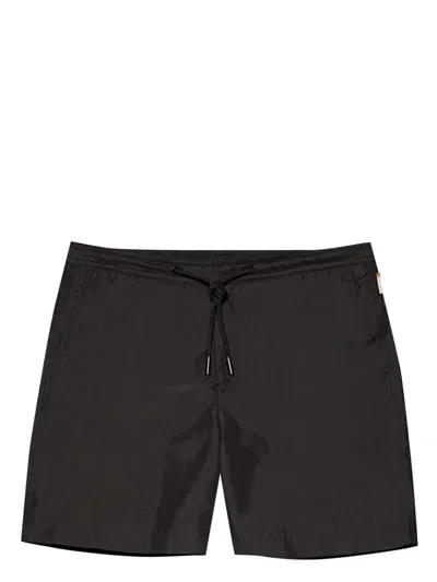 Orlebar Brown Bulldog Drawcord Swim Shorts In Black