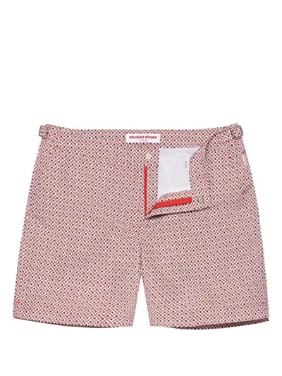 Orlebar Brown Bulldog Scara Swim Shorts In Red