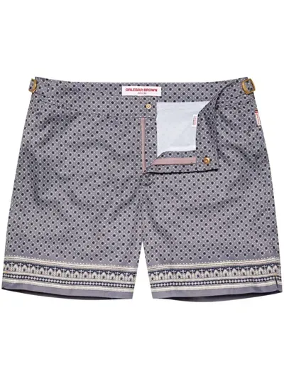 Orlebar Brown Bulldog Solmio Swim Shorts In Blue