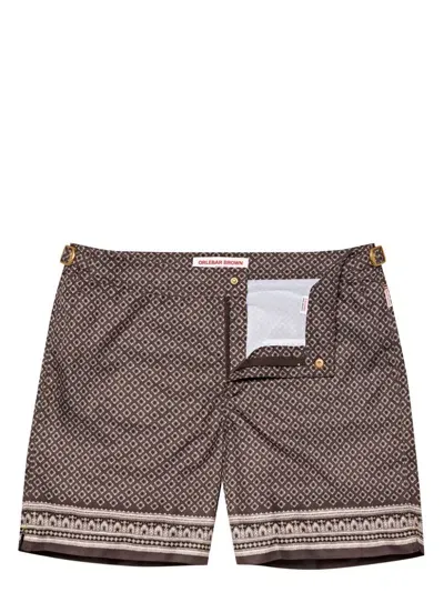 Orlebar Brown Bulldog Solmio Swim Shorts In Brown