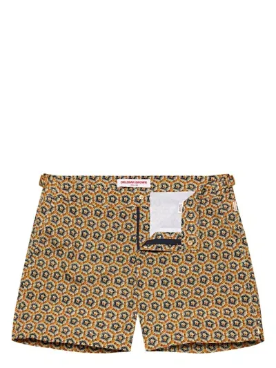 Orlebar Brown Setter Roseate Swim Shorts In Orange