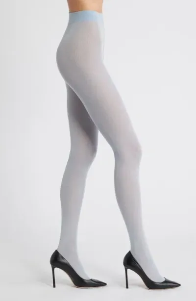 Oroblu Cheryl Sheer Tights In Blue Crystal