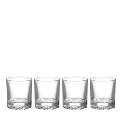 Orrefors Carat Double Old Fashioned Glasses, Set Of 4 In Clear