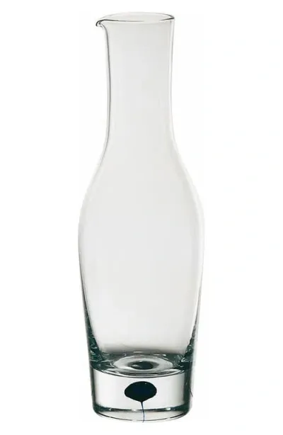 Orrefors Intermezzo Crystal Decanter In Clear/blue