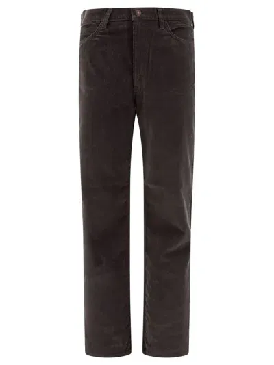 Orslow "202" Corduroy Trousers In Grey