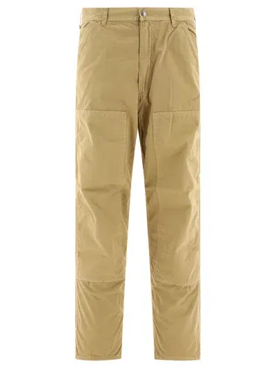 Orslow Double-knee Utility Trousers Beige