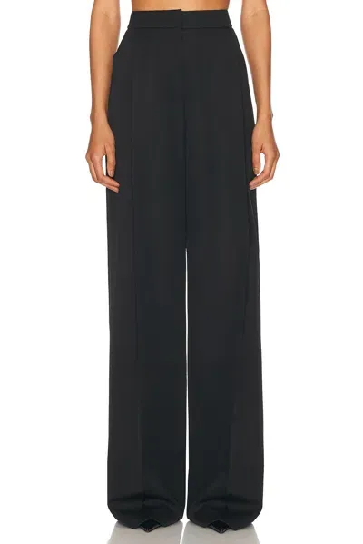 Oscar De La Renta Wide Leg Pant In Black