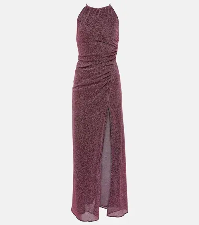 Oseree Oséree Lumière Sleeveless Maxi Dress In Purple