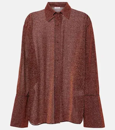 Oseree Oséree Lumière Shirt In Brown