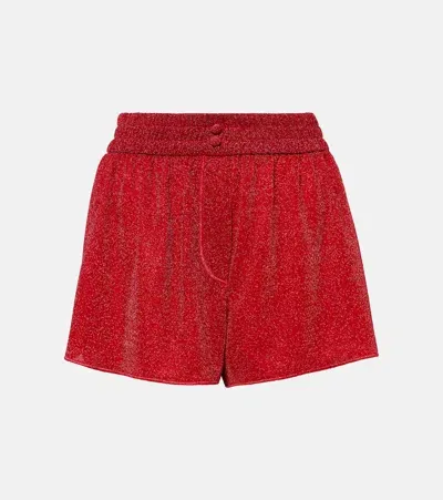 Oseree Lumière Shorts In Red