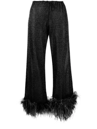 Oseree Trousers In Black