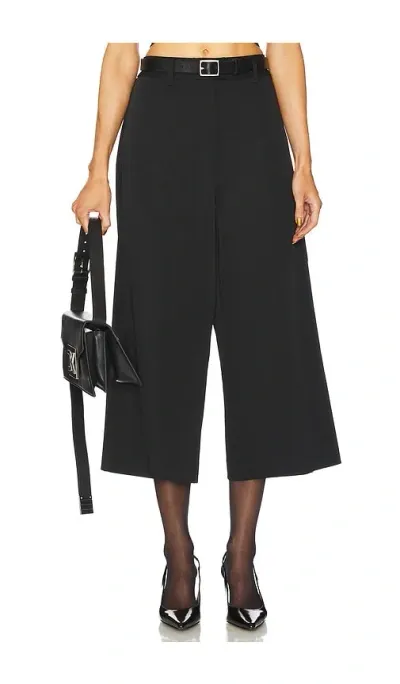 Osis Studio Leona Cropped Trousers In Black