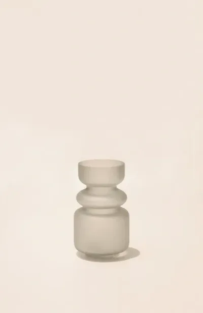 Osmos Studio Elsa Vase In Frosted Grey