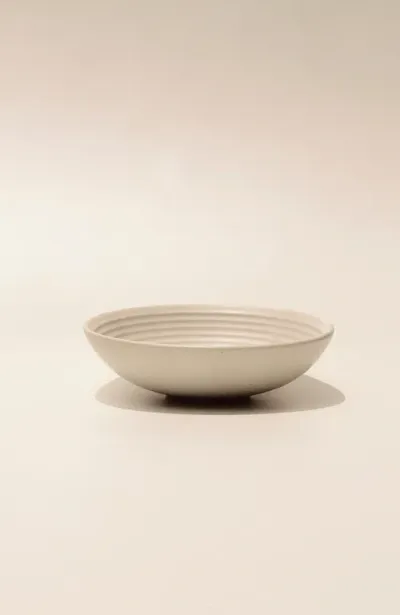 Osmos Studio Shubumi Ripple Bowl In Off White