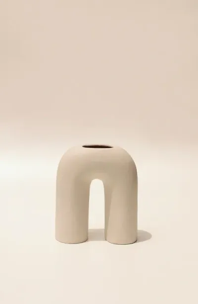 Osmos Studio Zo Vase In Off White