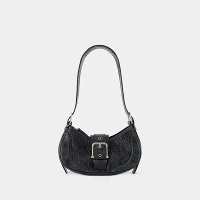 Osoi Buckle Detailed Shoulder Bag In Black