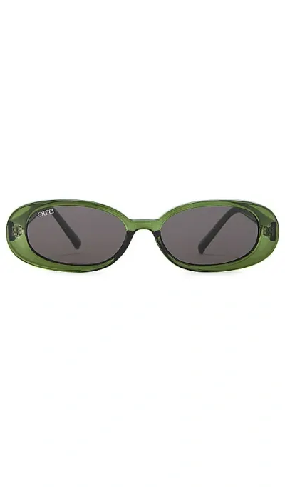 Otra Gina Sunglasses In Matcha & Smoke