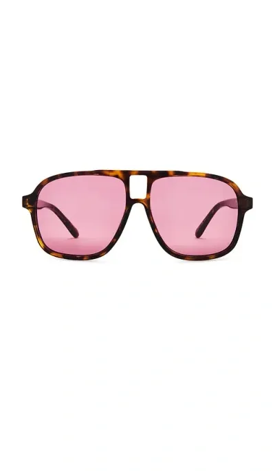 Otra Quinn Sunglasses In Tortoiseshell & Pink