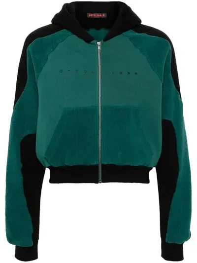 Ottolinger Logo-print Hoodie In Green