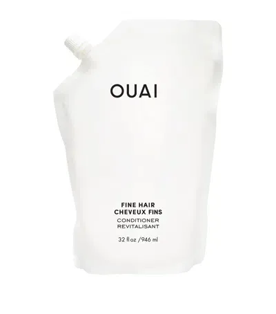 Ouai Fine Hair Conditioner Refill In White