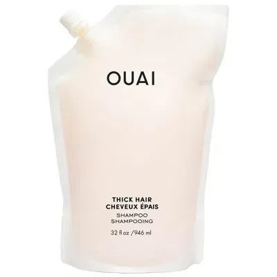 Ouai Thick Hair Shampoo Refill 946ml In White