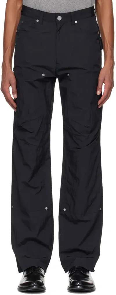 Ouat Black Work Trousers