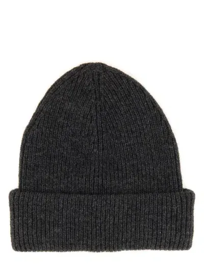 Our Legacy Rustic Merino Knit Hat In Grey