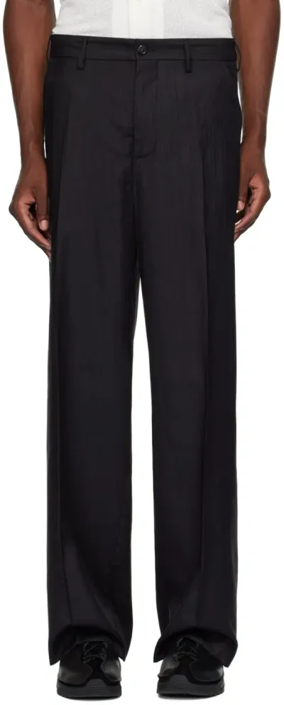 Our Legacy Black Sailor Trousers In Black Experienced Vi