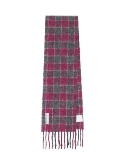 Our Legacy Estate Check Scarf In Rosa