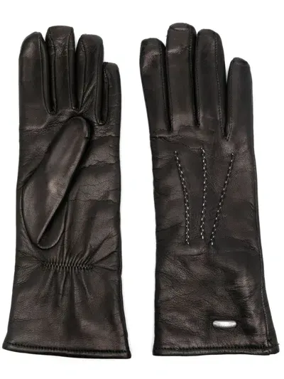 Our Legacy Her Gloves In Black Leather