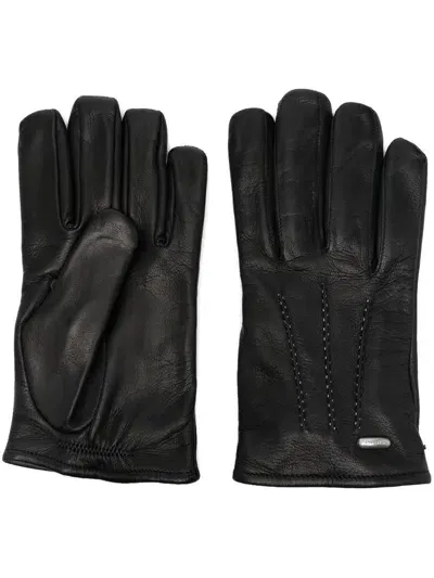 Our Legacy His Gloves Accessories In Black Leather