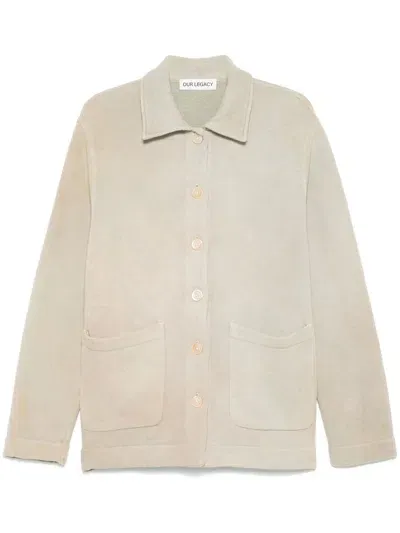 Our Legacy Lodge Cardigan Clothing In Beige