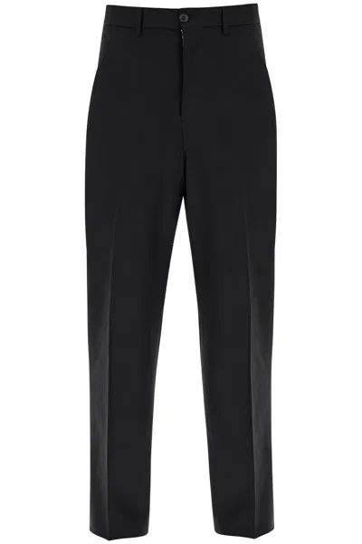 Our Legacy Pantaloni In Lana Pettinata Chino 22 In Black