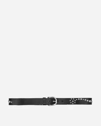 Our Legacy Star Fall Belt In Black