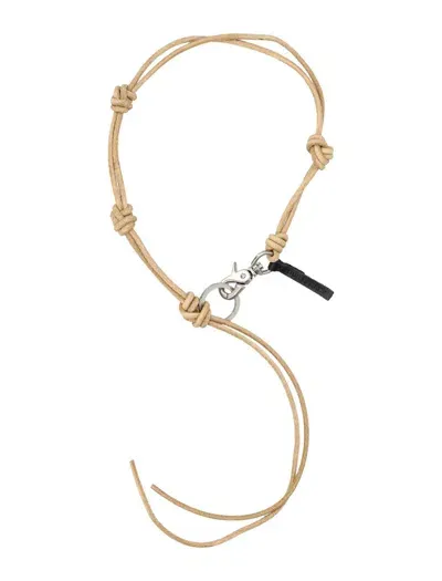 Our Legacy Udon Ladon Necklace In Beige