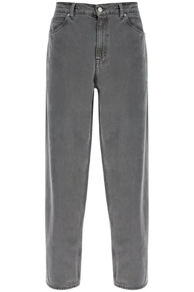 Our Legacy Wide Leg Denim Jeans In Grey