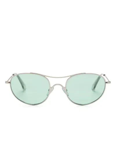 Our Legacy Zwan Sunglasses In Metallic