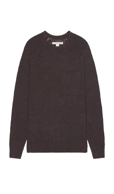 Outerknown Stinson Rollneck Sweater In Brown