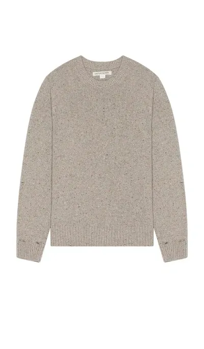 Outerknown Tomales Donegal Sweater In Gray