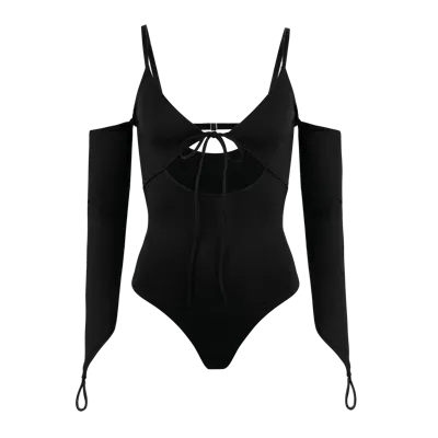 Ow Collection Matilda Bodysuit In Black