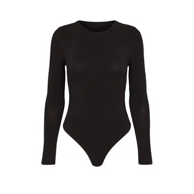 Ow Collection Women's Erla Long Sleeve Bodysuit - Black