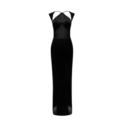 Ow Collection Women's Sienna Cut Out Maxi Dress - Black