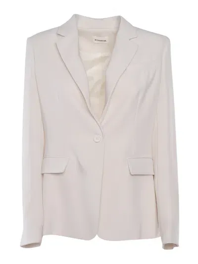 P.a.r.o.s.h Cream-colored Blazer In White