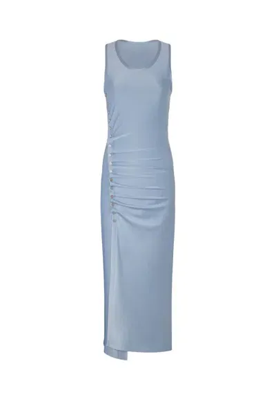 Rabanne Dress In Clear Blue