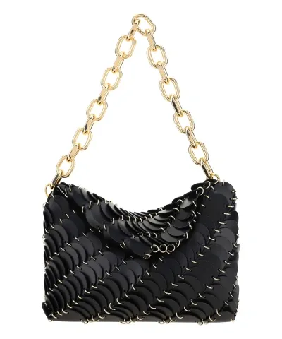 Rabanne Shoulder Bag In Black