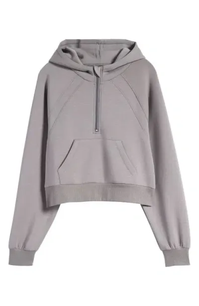 Pacsun 1980 Half Zip Hoodie In Gargoyle